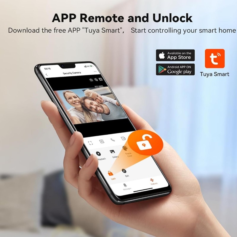 Xavhal Intercoms Wireless for Home, Video intercom System for Home,1080P door... gallery