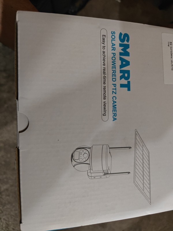 New Sealed Slice Jelly 4gLTE Cellular Outdoor Security Camera Solar Powered