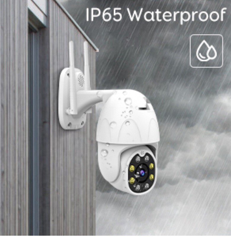 TourAlle Outdoor Camera Security System 1080P WiFi 2Way Audio Compatible W Alexa gallery