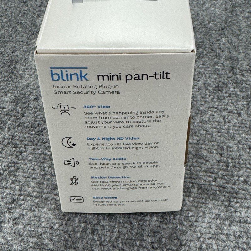 Blink Mini Pan-Tilt Rotating Indoor Plug-in Smart Security Camera, BRAND NEW gallery