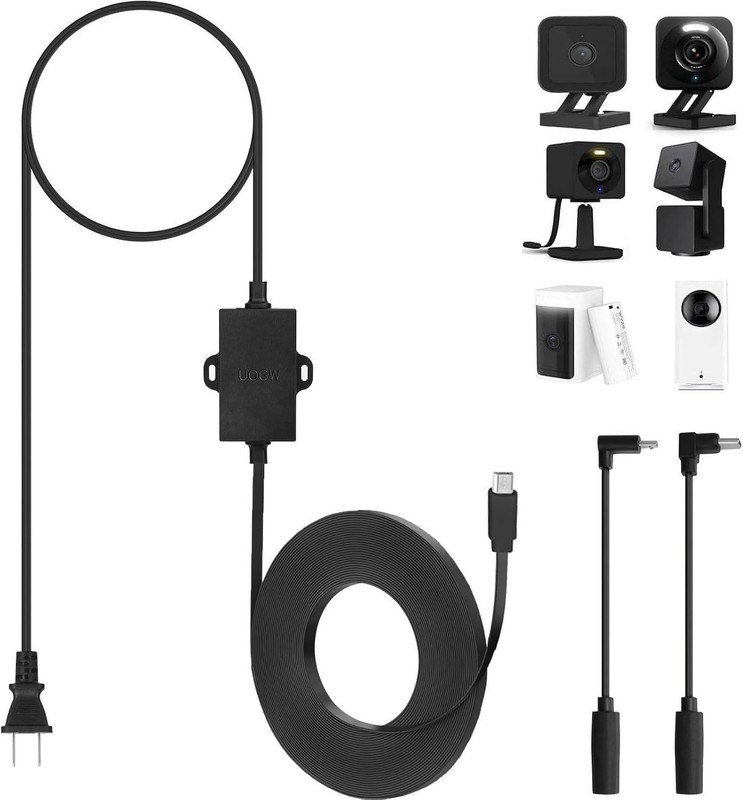 50Ft/15m Outdoor Power Adapter Compatible with Wyze Cam V4,Duo Cam Pan,WYZE P... gallery