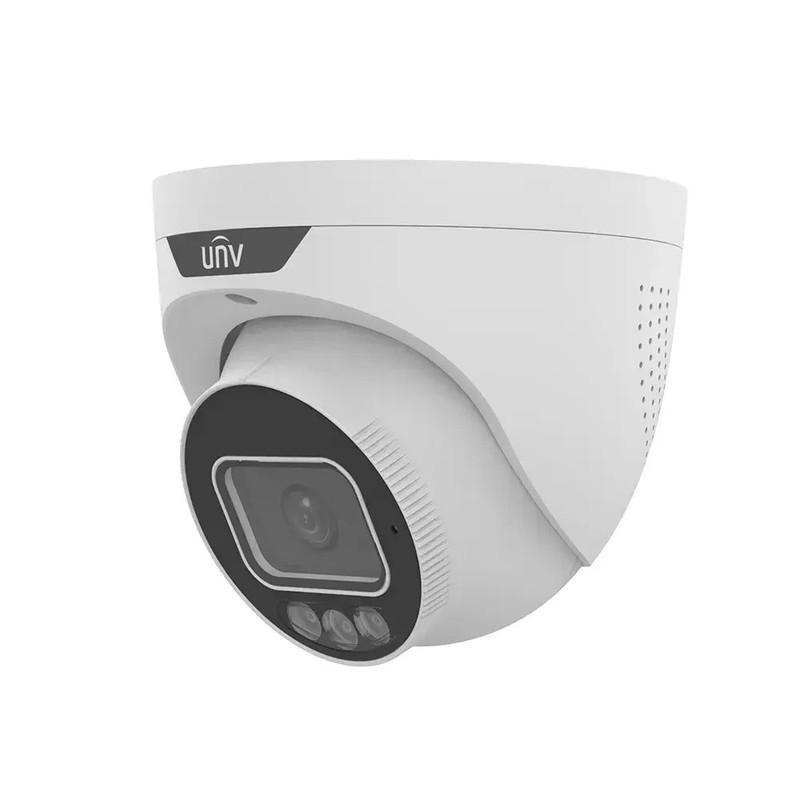 Uniview IPC3635SS-ADF28KMC-I1 5MP IP Camera 2-Way Audio Strobe Red Blue Light gallery