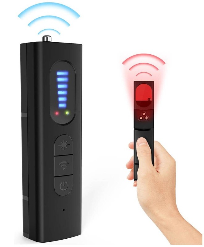 Rechargeable Hidden Camera Detector – Anti Spy RF Signal Scanner