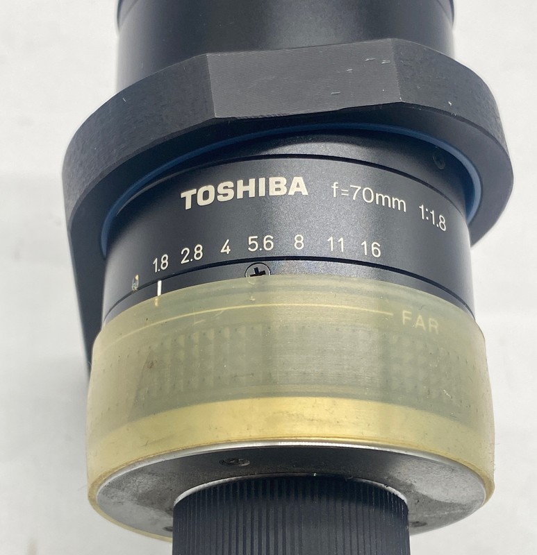 Toshiba IK541 CCD Camera W/F=70mm 1:1.8 Optical Lens gallery