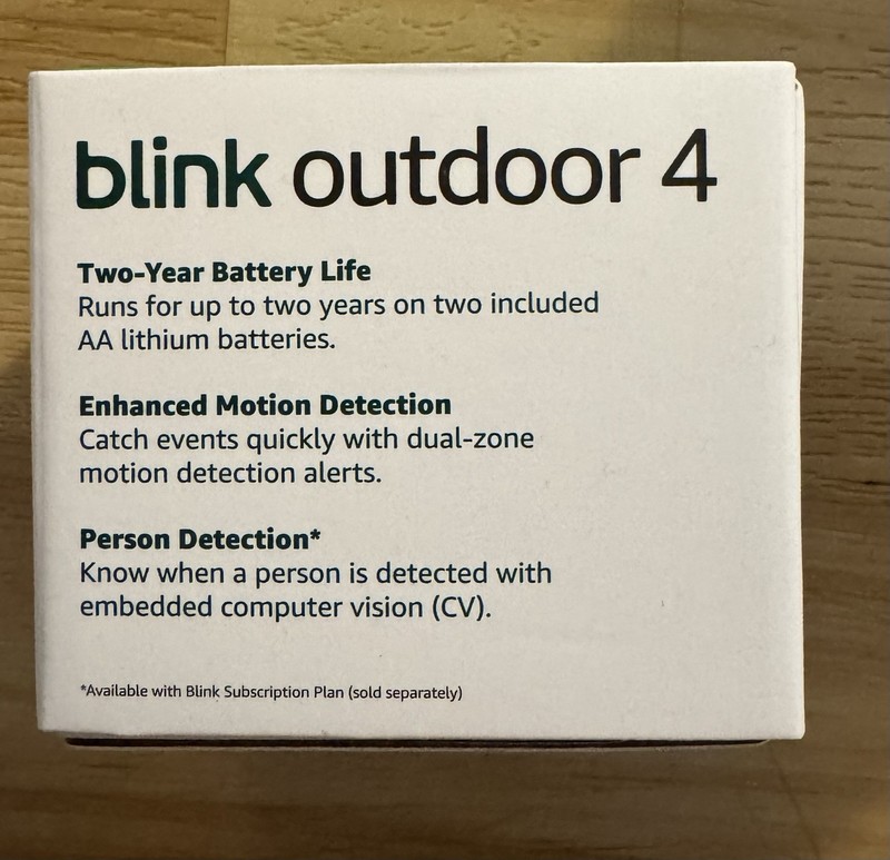 Blink Outdoor 4 – Wireless smart security camera, two-year battery life - NEW gallery