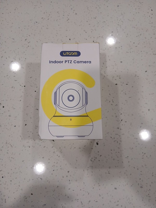 White Indoor PTZ Camera, Litcom, brand new, never used, in box