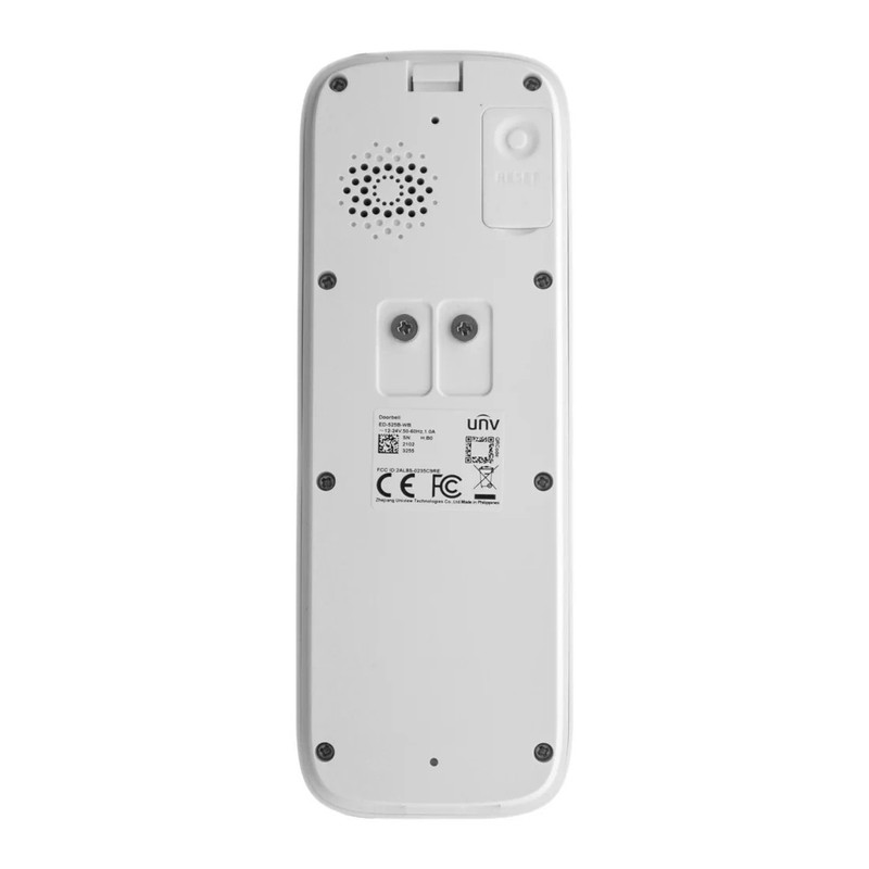 Uniview 3MP + 2MP Dual-Lens Video Doorbell | UNV ED-525B-WB gallery