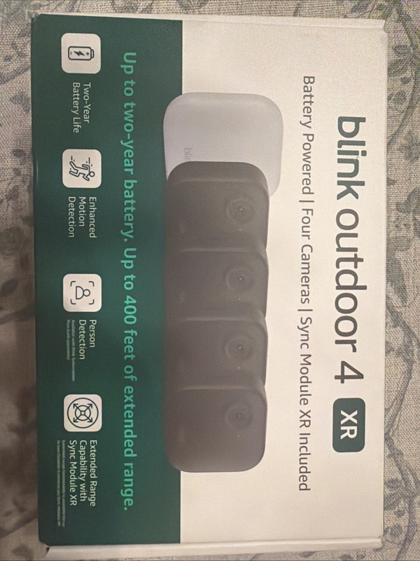 New Blink Outdoor 4 Sync Module XR HD Smart Security Wireless - 4 Camera System gallery