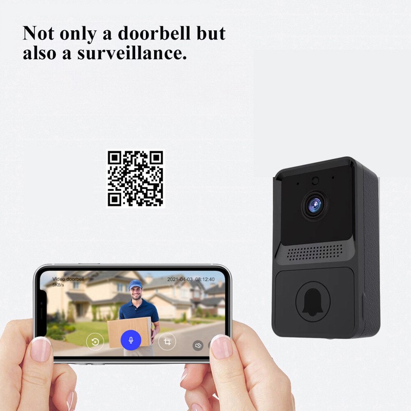 Smart Wireless WiFi Video Doorbell Phone Camera Door Bell Ring Intercom Security gallery