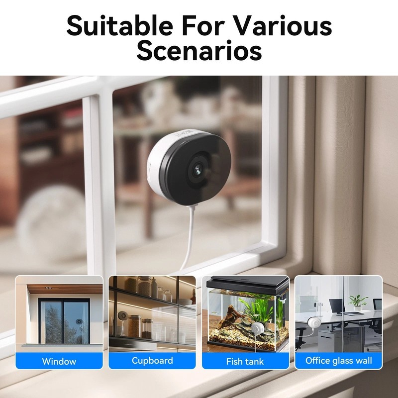 4MP 2.5K Wireless Window Camera Security Camera Color Night Vision 5G&2.4G WIFI gallery