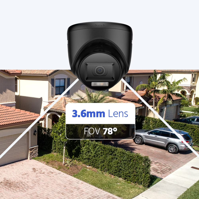 4-Packed 1080P HD-TVI CCTV Security Surveillance Camera Kit, Smart Color Night V gallery