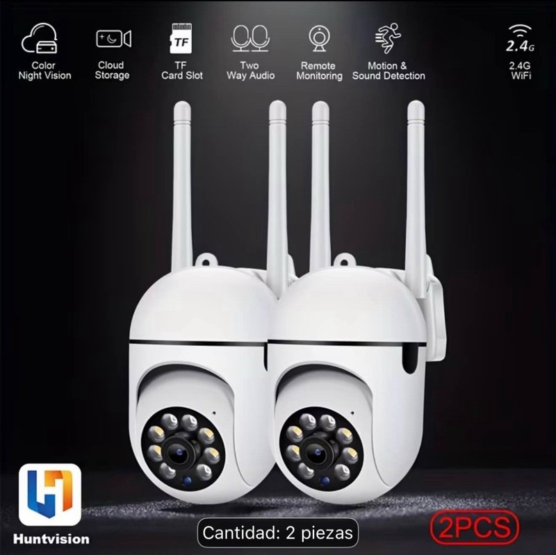 2PCS WiFi Security Camera w/32GB SD Card 2.4G Outdoor Night Vision 1080P Cam gallery