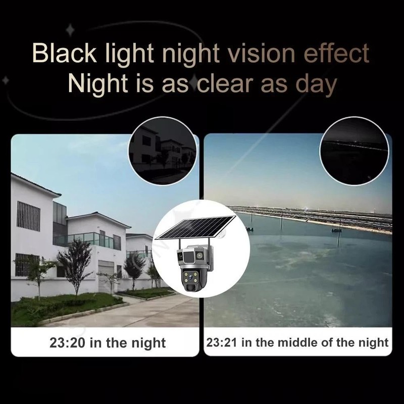 WiFi/4G Solar Surveillance Cam – HD Night Vision, Waterproof gallery
