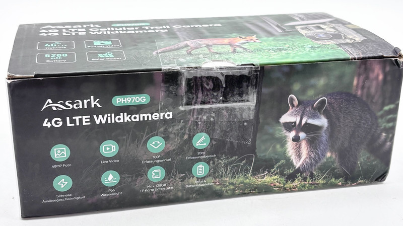 ASSARK PH970G 4G LTE 48MP Trail Camera With Solar gallery