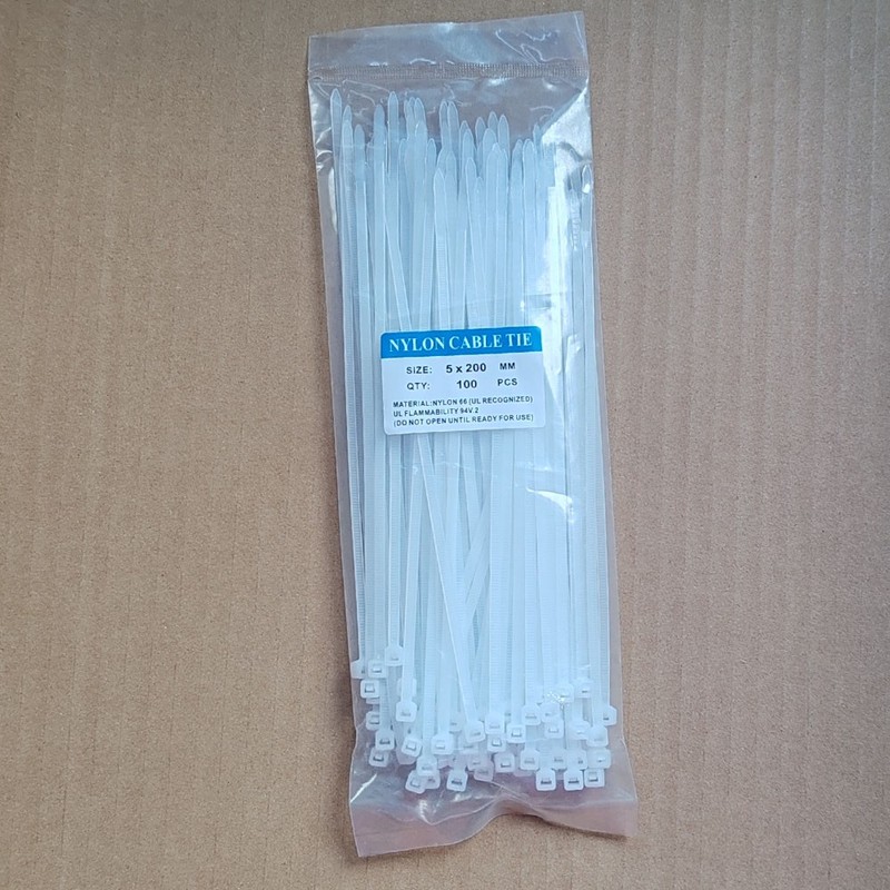 100Pcs Cable Ties Heavy Duty Nylon Wrap Wire Zip Ties Nylon Cable Free Shipping gallery