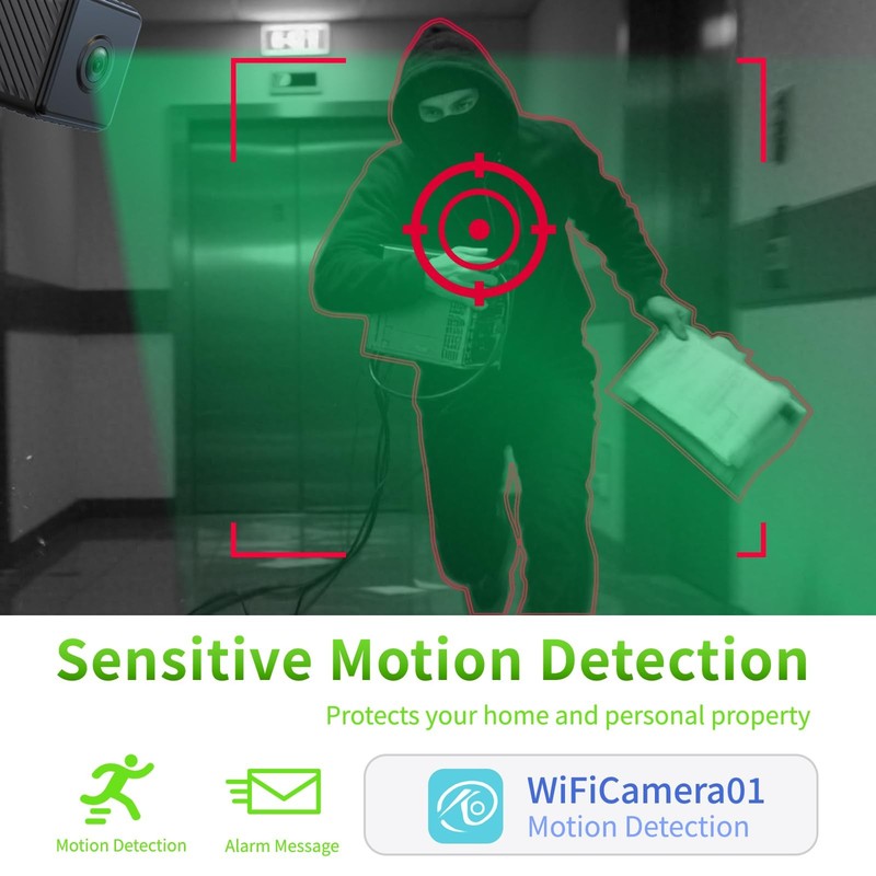 Mini Wireless Camera Home Security cámaras Indoor/Outdoor Cam 1080P HD Small ... gallery