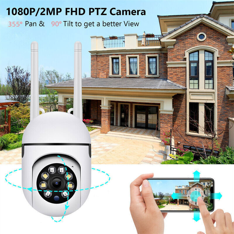 2-Pack Wireless 5G WiFi Security Camera System Smart Outdoor Night Vision 1080P gallery