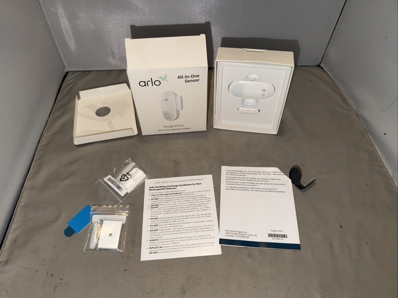 arlo - MS1001-100NAS - Sensor with 8 Functions for Home Security System - White gallery
