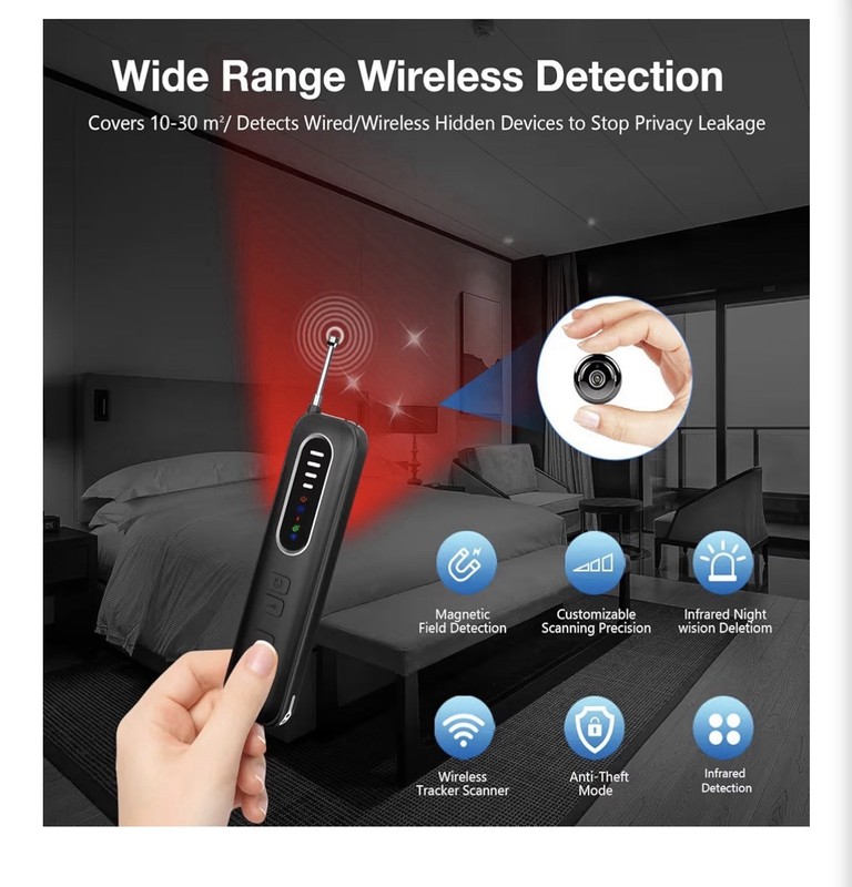 Hidden Camera Detectors, High Accuracy Camera Detector with Strong Anti-interfer gallery