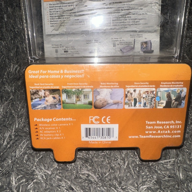 Astak CM-811T 380 TV Lines MAX Resolution Wireless Camera gallery