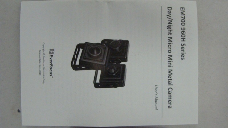 EVERFOCUS EM700P4 indoor Day/Night mini board surveillance camera NEW NOS gallery