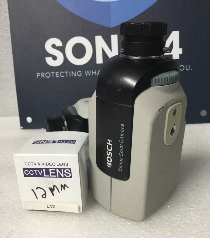 Bosch LTC0455/21 Security Color Camera W/ New 12mm Fixed Lens 540TVL OSD TESTED! gallery