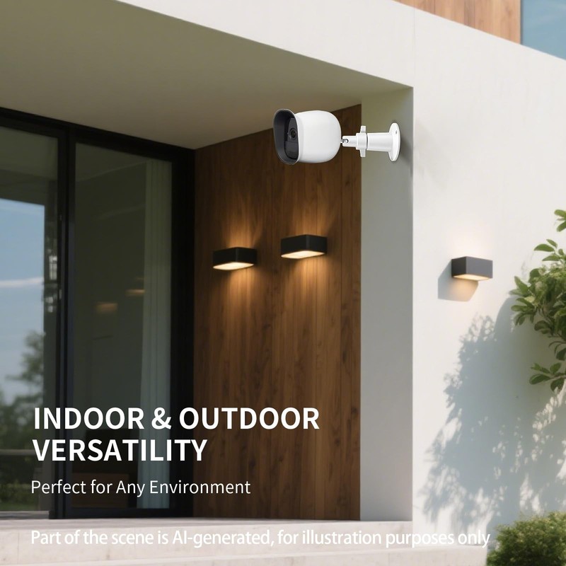Adjustable Security Camera Wall/Ceiling Mount with 1/4 Screw Head gallery