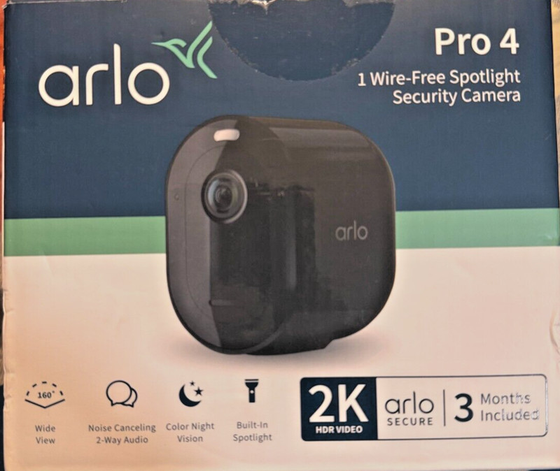 Arlo VMC4050B100NAS Outdoor Wireless Security Camera Good Condition