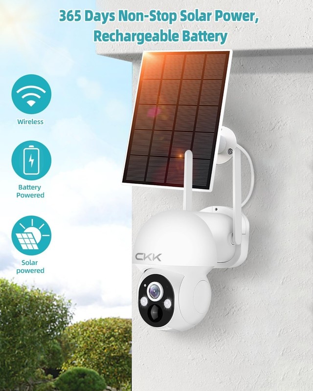 Wireless Solar Security Camera System with 4pcs Cameras local storage gallery