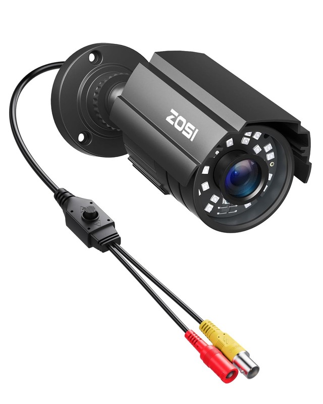 Camara De Seguridad Tipo Bala Metalica Resistente Al Agua Estilo De Lujo