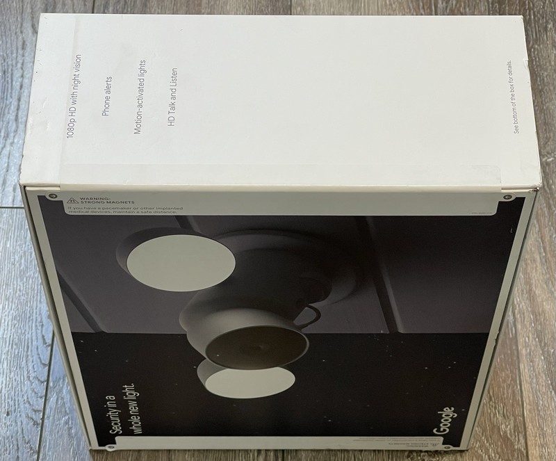 Google Nest Cam W/Floodlight (GPLE9 & G3AL9) Outdoor Security Camera Snow (NEW) gallery