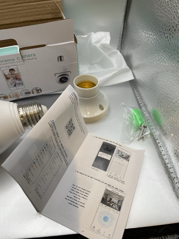 WiFi Smart Camera Bulb with 360° View and Motion Detection gallery