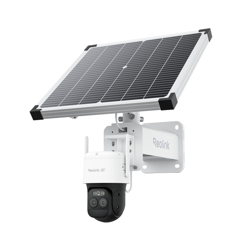 Reolink TrackMix LTE Plus 2 4MP 4G PTZ Battery Dual-Lens Camera 24/7 Recording