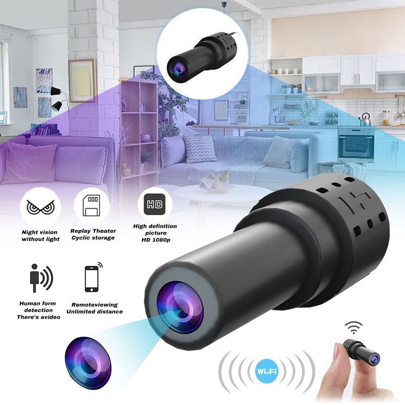 WiFi 1080P Camara Oculta De Seguridad Espia Inalambrica Con Audio y Video