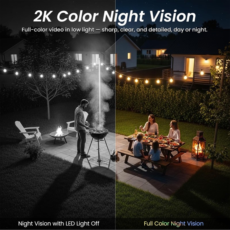 Cinnado Security Cameras Wireless Outdoor - Home Security Cameras Solar & Bat... gallery