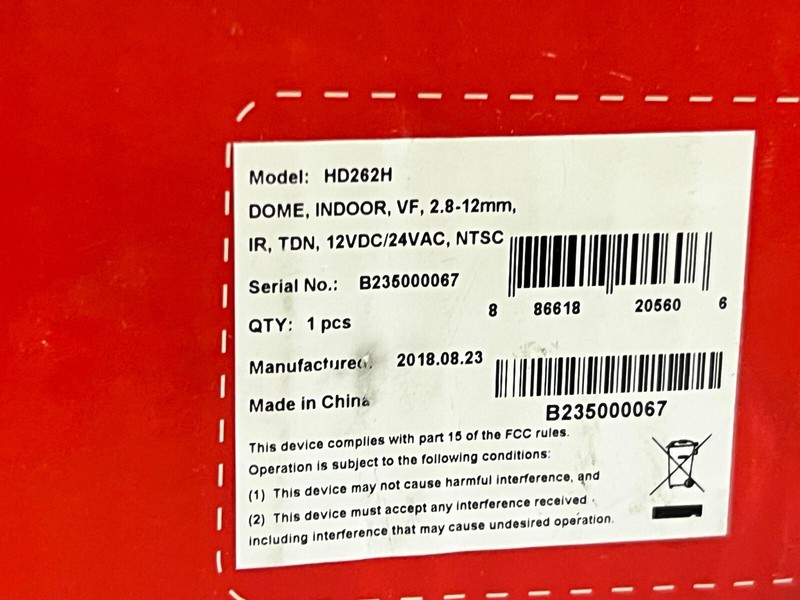 Honeywell HD262H Indoor Fixed Minidome Camera with IR LEDs gallery