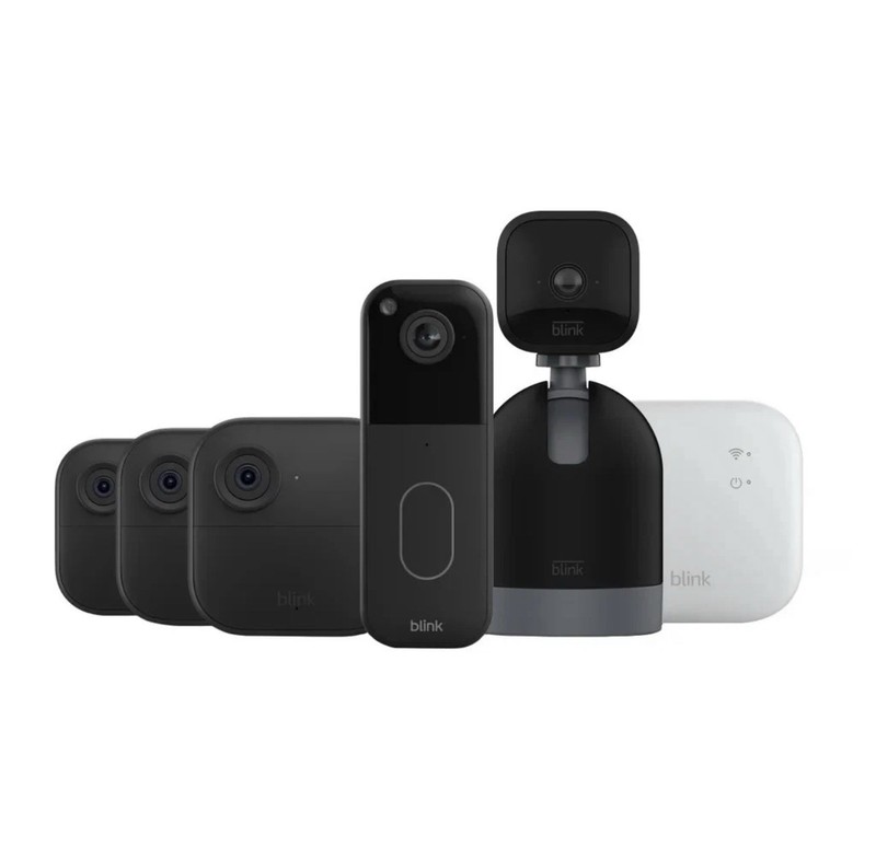 Blink Whole Home Security Camera System Bundle - Doorbell, 3 Cameras V4
