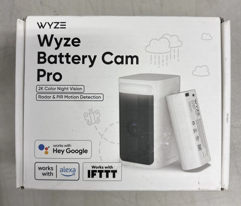 Wyze Battery Cam Pro 2k Wireless Security Camera