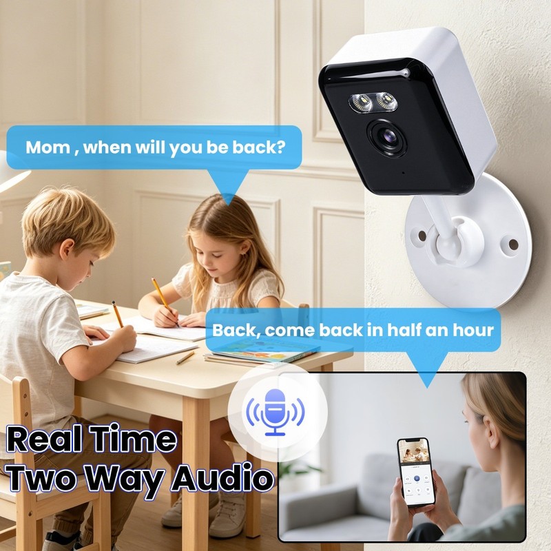2K Smart Wireless WiFi Security Camera Indoor Night Vision 5G 2-Way Audio Camera gallery