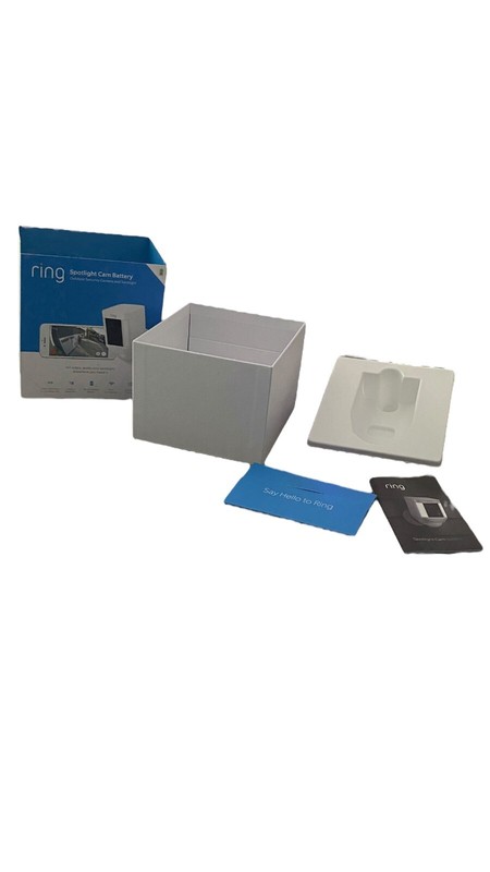 Ring Spotlight Cam Wirefree Battery HD Security Camera-EMPTY BOX ONLY