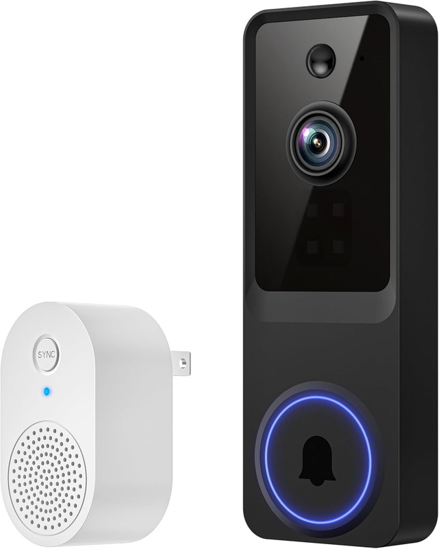 Timbre camara inalambrico 1080p deteccion movimiento audio dos vias vision noche