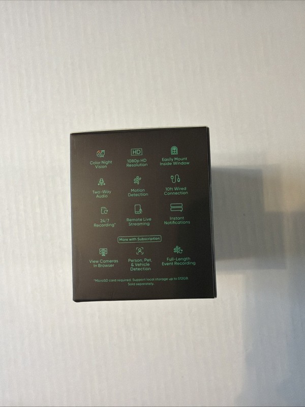 New - Wyze Window Cam, Color Night Vision, Reduced Glare, WYZEWCWH gallery