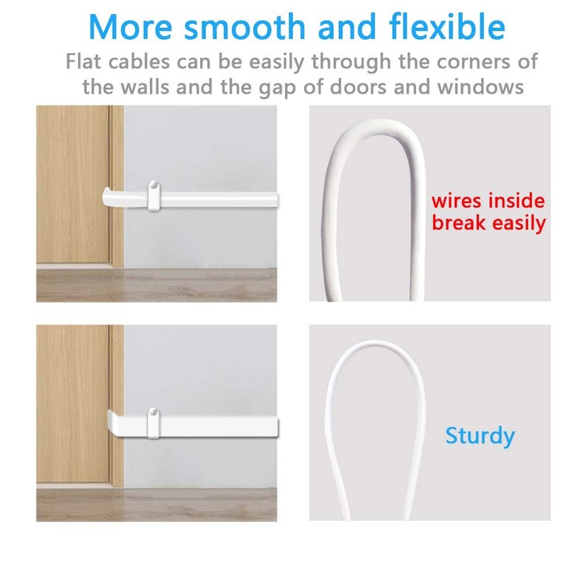 SIOCEN 2 Pack 13FT Micro USB Extension Cable for Zmodo,Male to Female Extende... gallery