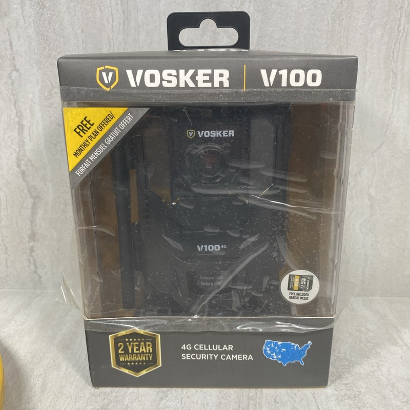 Vosker V100 LTE Cellular Security Camera No Required WiFi Weather Resistant gallery