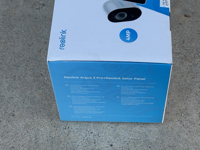 Reolink Argus 3 Pro 4MP Wireless Surveillance Camera w/ Solar Panel - New Sealed gallery