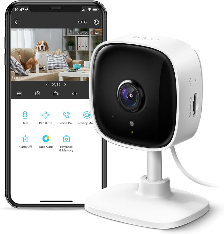 Tp-Link Tapo 1080P Indoor Security Camera for Baby Monitor, Dog Camera W/Motion gallery