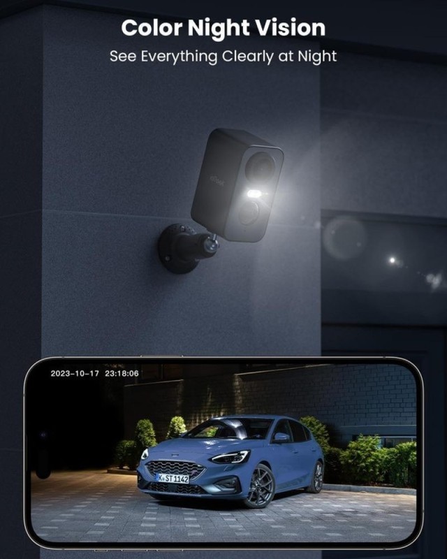 ieGeek Security Camera 2 Pack Wireless Outdoor, 2K 5MP Siren/Spotlight Alexa gallery