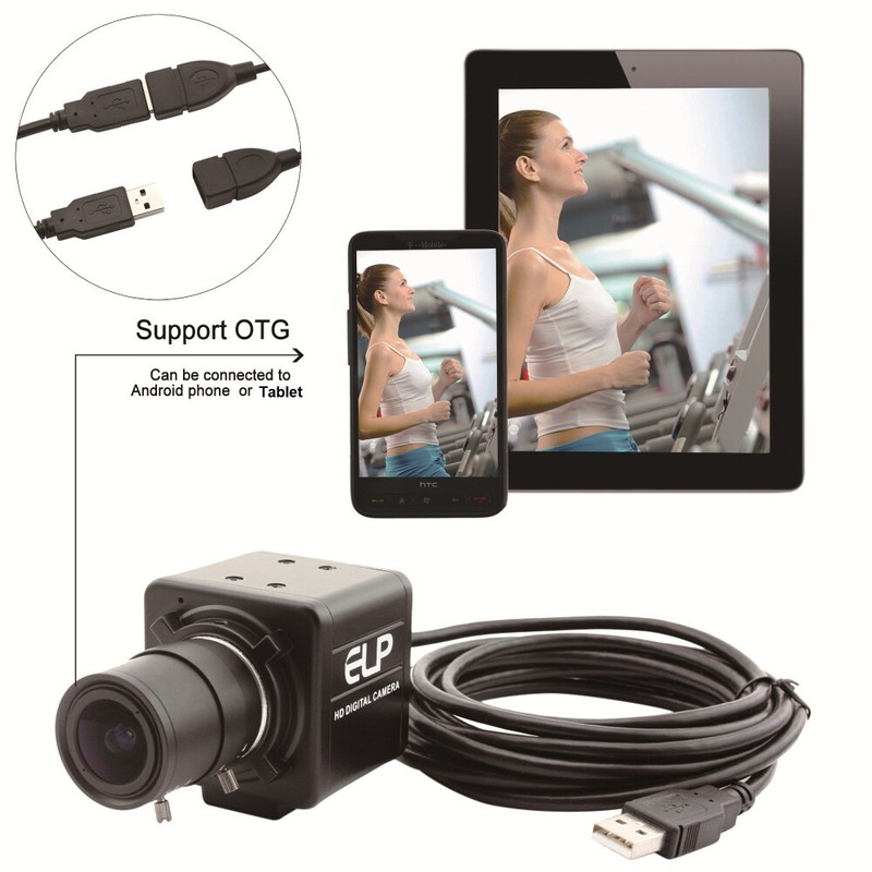 Varifocal Lens USB Webcam Mini Camera 2.8-12mm 4K HD Sony IMX317 USB with Camera gallery