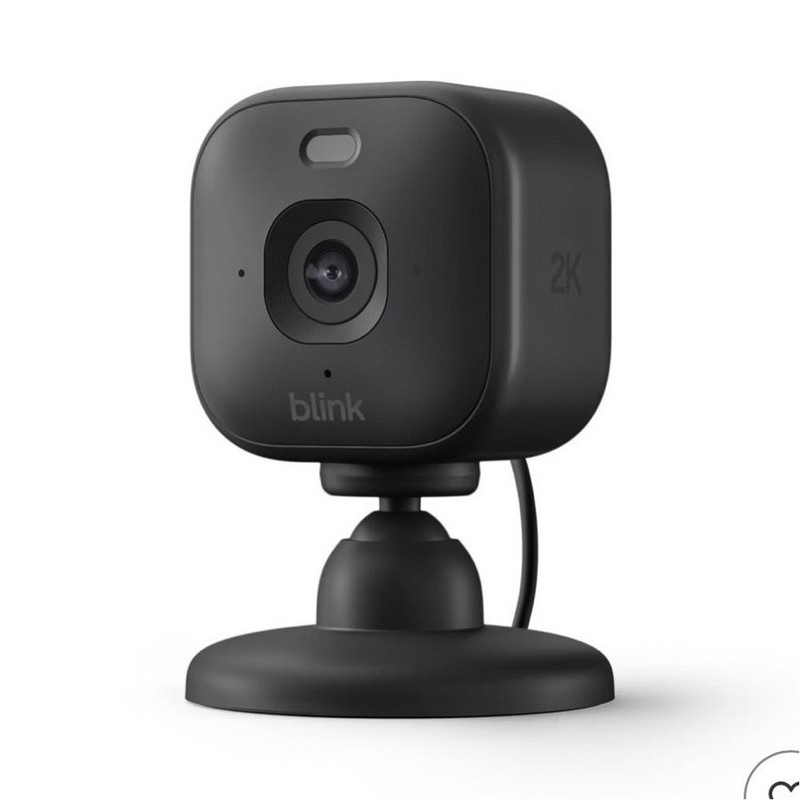 Blink Mini 2K+ Indoor Wi-Fi IP Surveillance Camera, Alexa Compatible, Black
