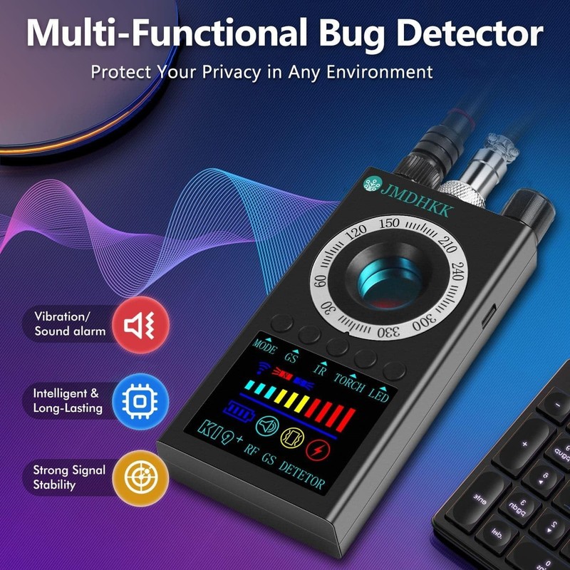 JMDHKK K19 Hidden Camera Detector, Bug Detector, Multi-Functional Privacy Pro... gallery